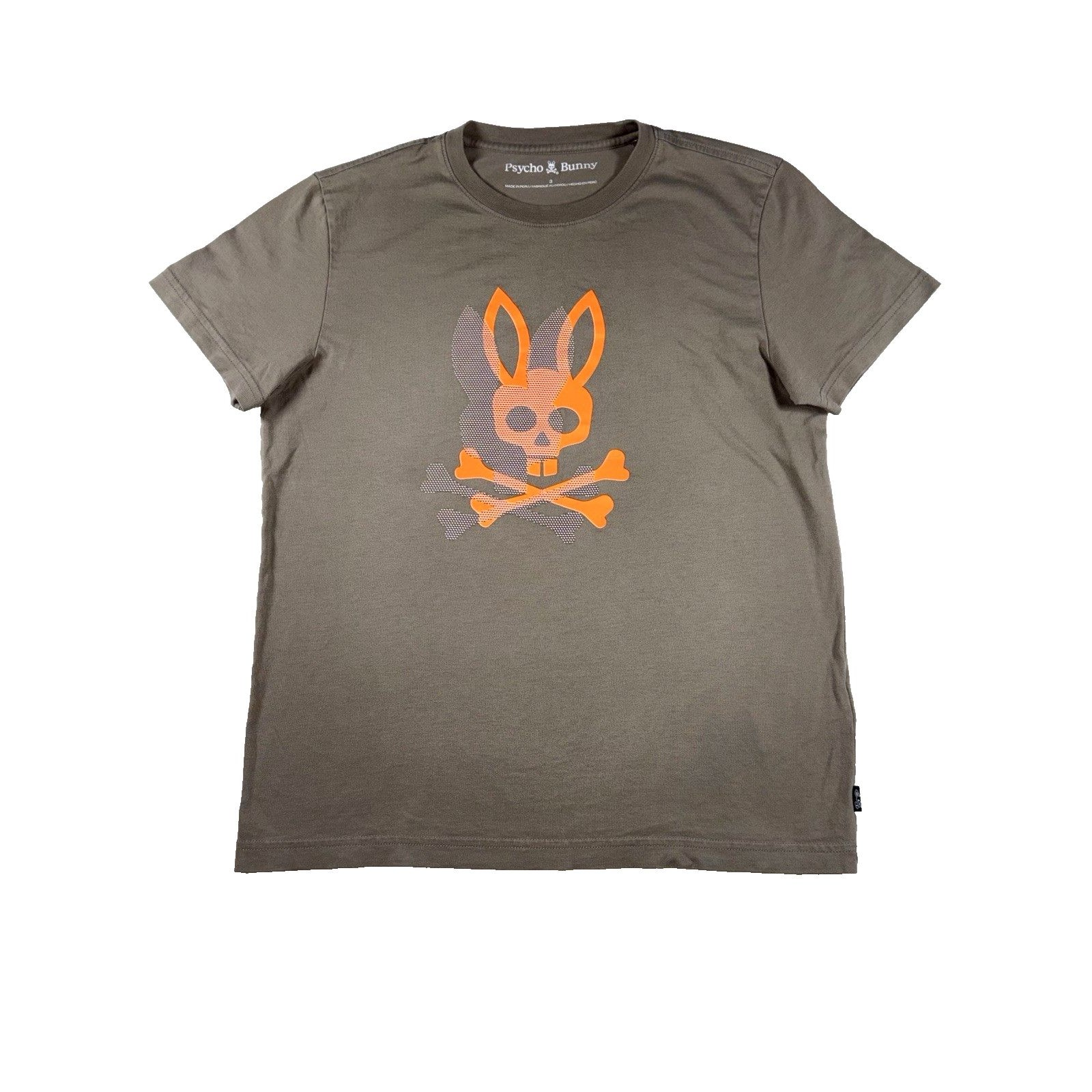 Psycho Bunny Brown Graphic T-Shirt Men’s Size 3 Medium